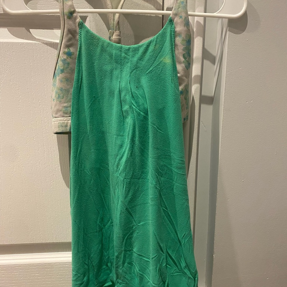 Lululemon Green Tank Top